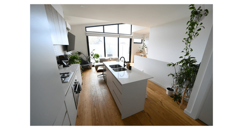 **Modern Beachside Living with Large Private Yard**
