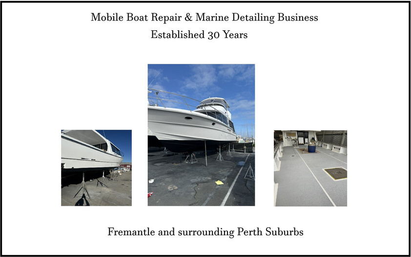 Mobile Boat Repair & Marine Detailing Business Established 30 Years