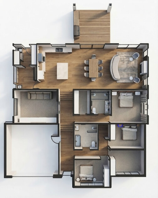 Mount Barker Luxury - Brand New Family Living by Studio T Homes floor plan