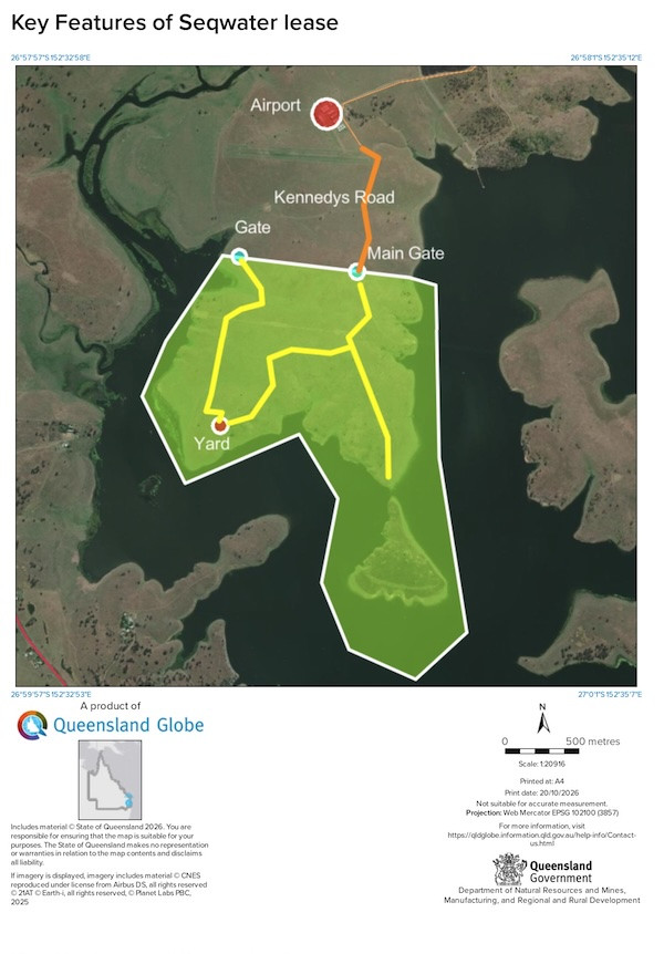Cattle Grazing Opportunity 360.475 Ha (890.75 Acres); Seqwater Lease Kennedys Road, Winya, QLD 4515 floor plan
