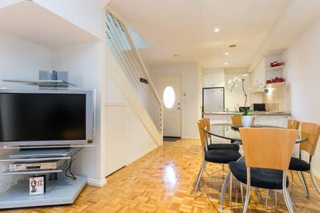 Richmond Townhouse with roof top terrace, garage in the perfect location.