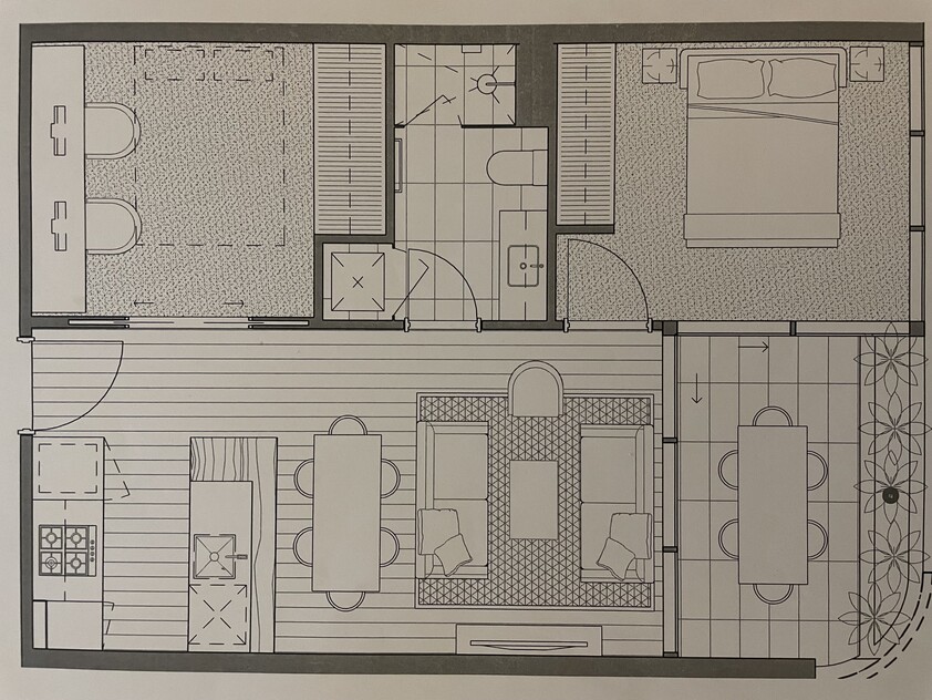 New Luxurious Apartment floor plan